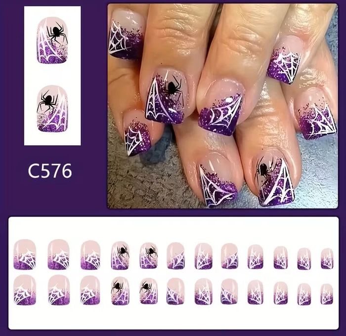 🎃 Faux ongles Halloween – prêts à ensorceler ton look ! 💅✨ - photo numéro 2