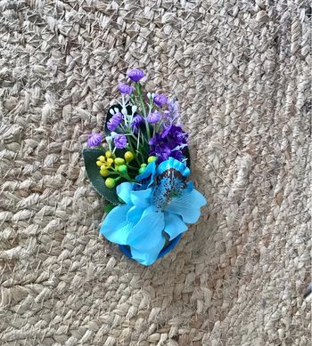 Broche fleurs 2 en 1 peu se porter en accessoires cheveux