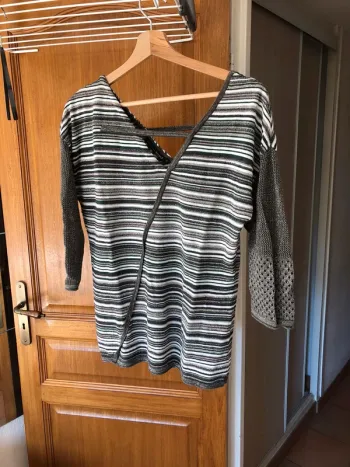 Pull à rayures miss captain en taille 1