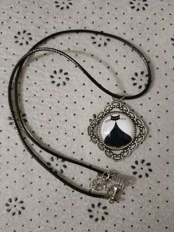 Collier pendentif Chat