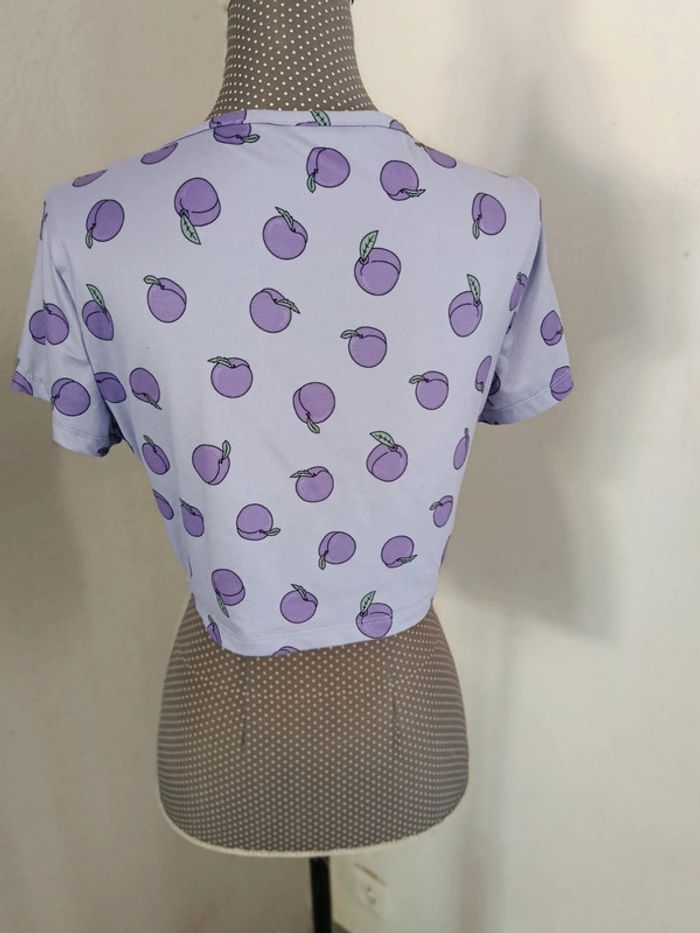 Crop top violet Shein Taille L - photo numéro 3
