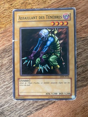 Carte Yu-Gi-Oh! Assaillant des ténèbres DDK-F014 1996
