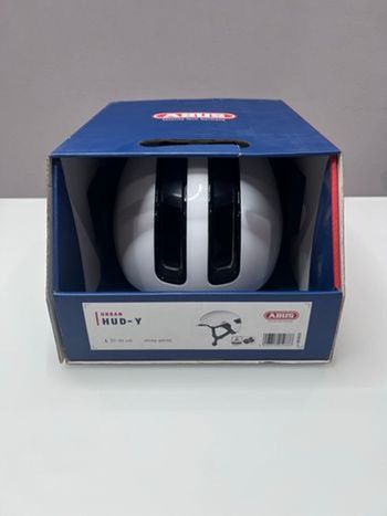 Casque vélo Abus Urban HUD-Y Taille L 57-61 cm Shiny White