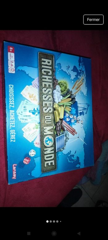 Jeux société richesses du monde