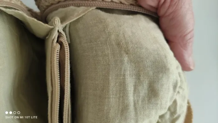 Petit sac à dos en paille vintage - photo numéro 6