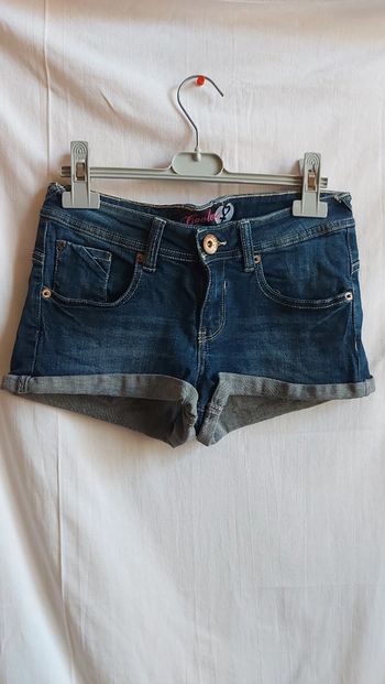 Short en jeans bleu marine - court / coolcat taille S