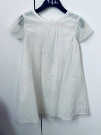 Robe blanche à paillettes 3 ans 👧🏻