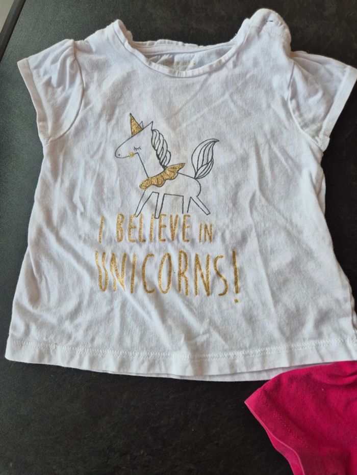 T-shirt manche courtes 18 mois - photo numéro 8
