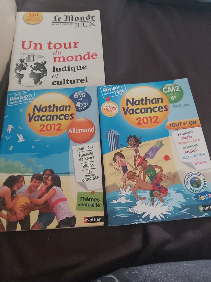 Lot de cahiers exercices