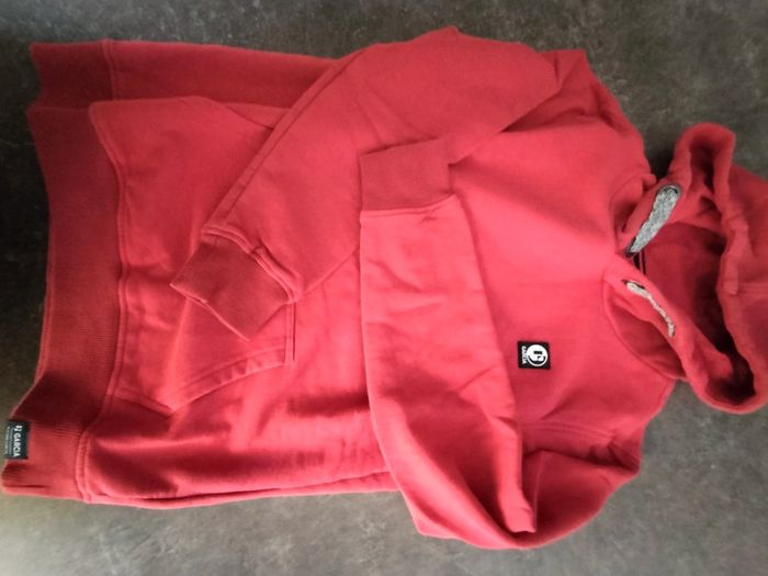 Sweat à capuche rouge Garcia - photo numéro 6