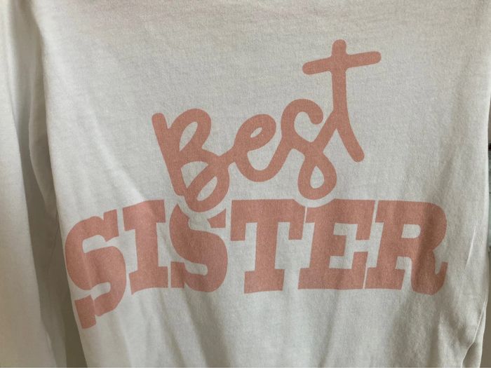Tee-shirt Best Sister Gémo - photo numéro 2