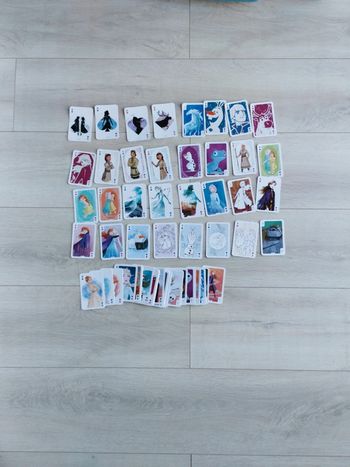 Lot cartes carrefour reine des neiges II