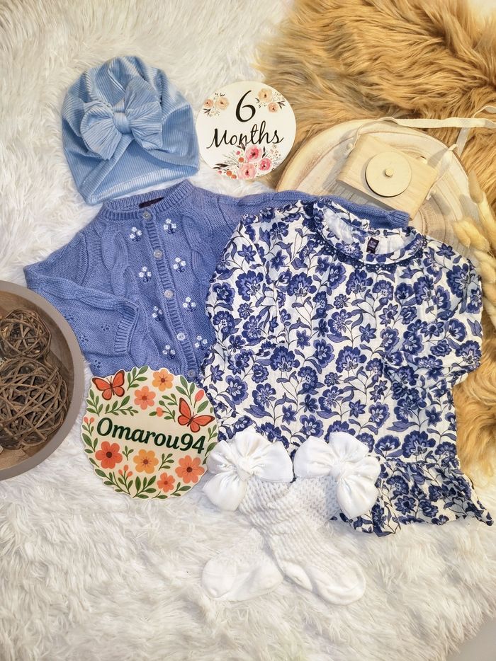 Ensemble complet 4 pièces sergent major fille 6 mois 🎀 - photo numéro 6