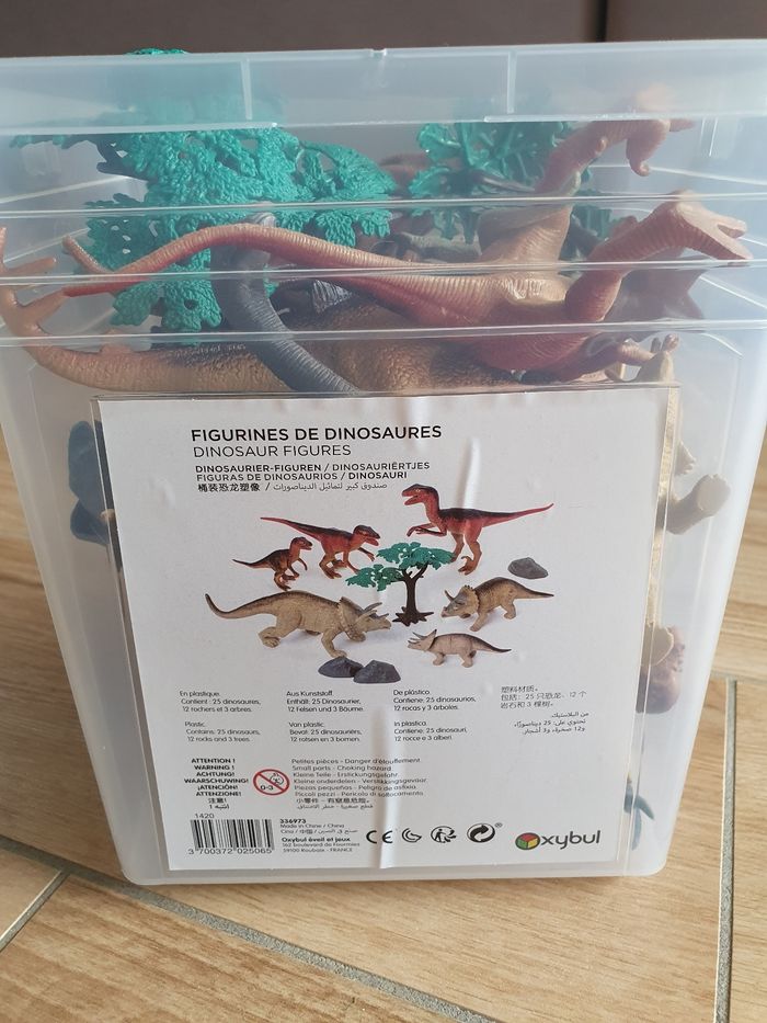 Lot de 24 dinosaures + 3 arbres + 14 rochers - photo numéro 5