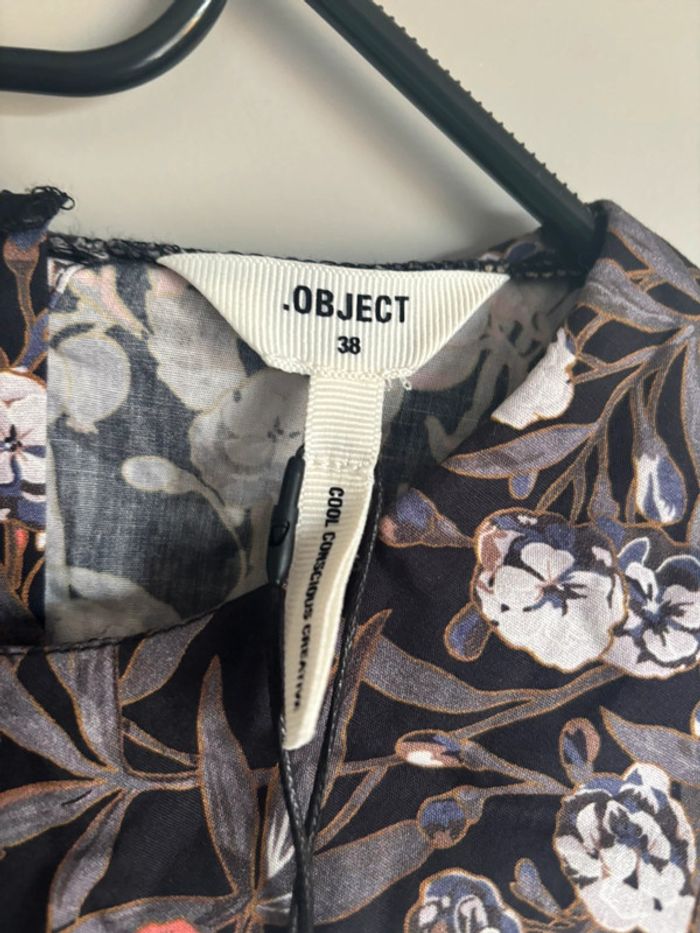 Top blouse manche longue florale - photo numéro 5