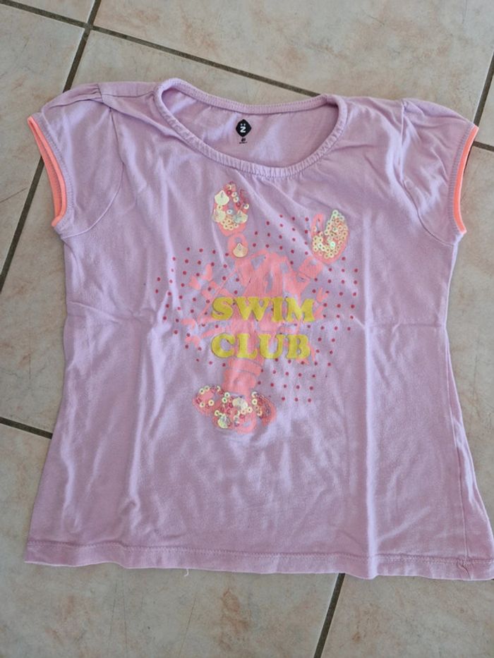 Tee shirt 8 ans z rose