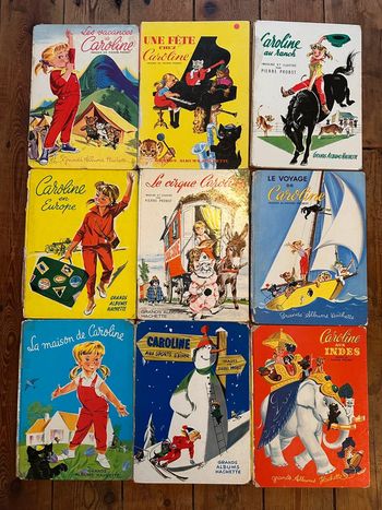 État satisfaisant - Lot de 9 Grands albums Hachette livres bd Caroline Pierre Probst