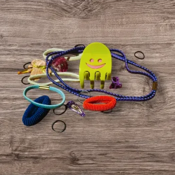 Lots d'élastique et barrettes