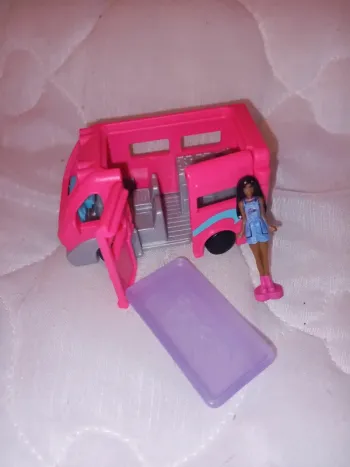 Camping car mini barbie