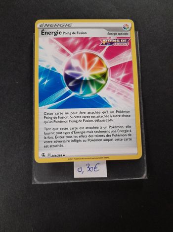 Carte Pokémon Energie Poing de Fusion 244/264