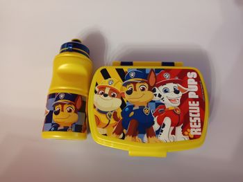 boite à gouter et gourde pat patrouille