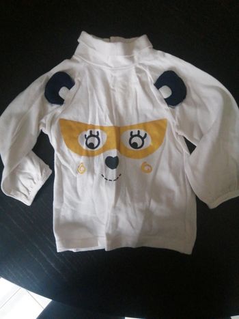 Col roulé Kiabi Blanc 9.mois