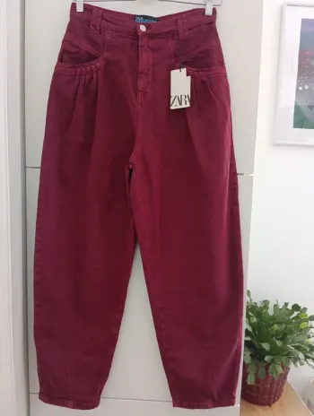 Jean Zara bordeaux coupe baloon collection 80's