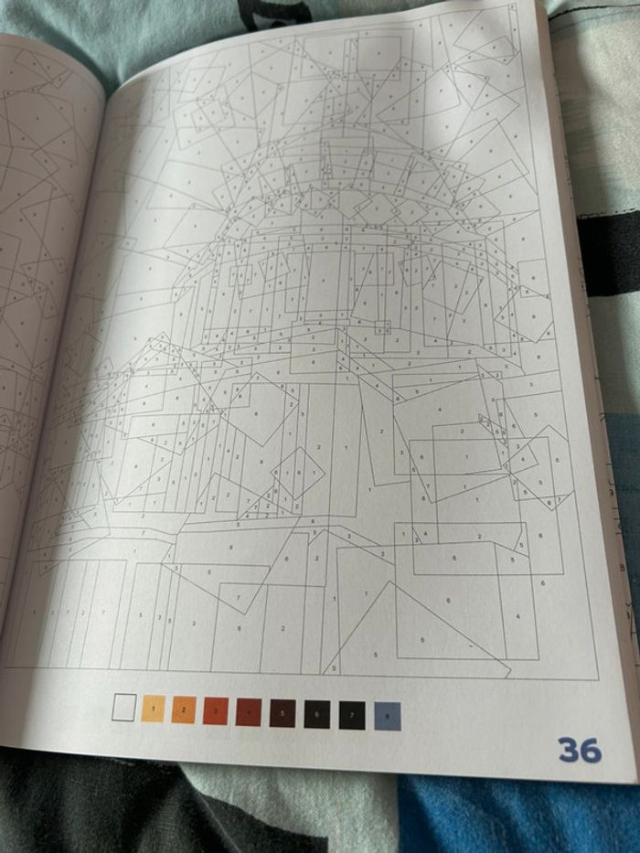 Coloriage carré magique monuments - photo numéro 3