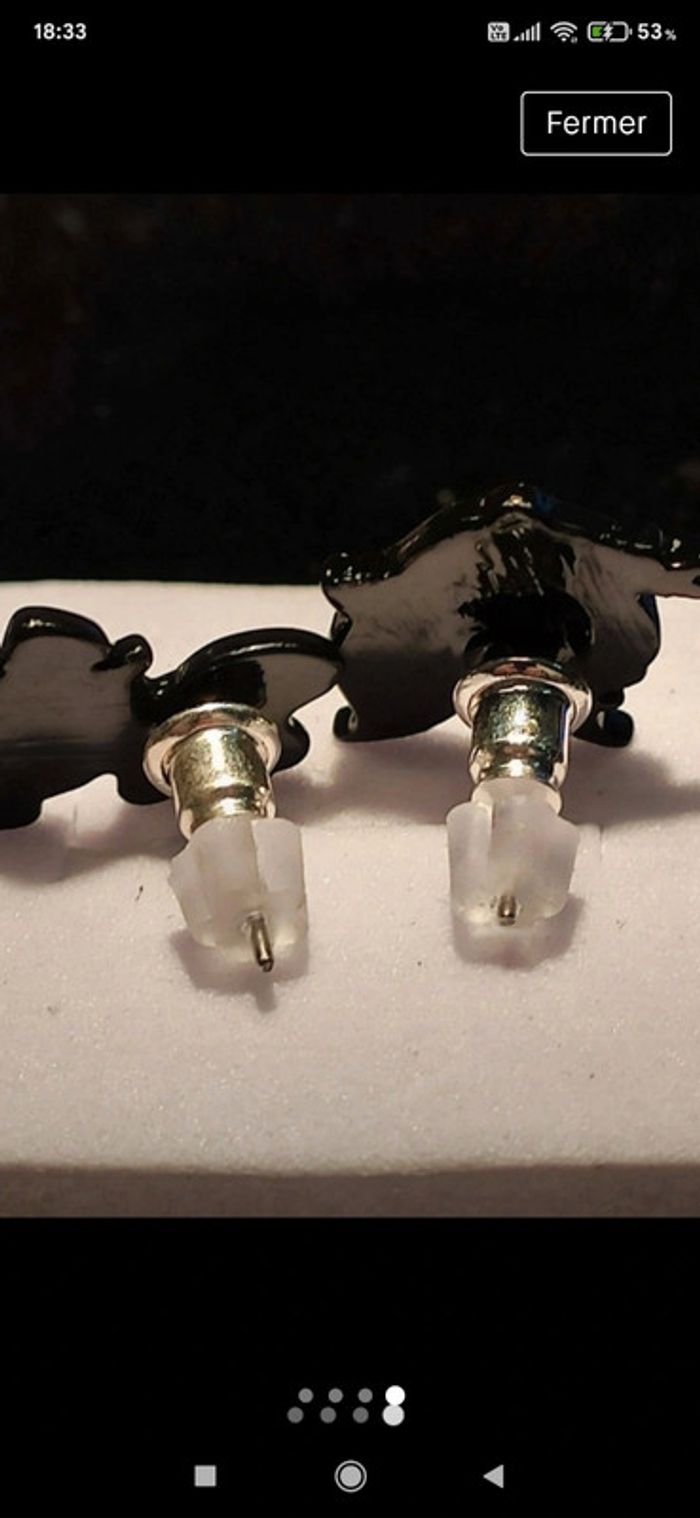 Boucles d'oreilles Tom et Jerry - photo numéro 4