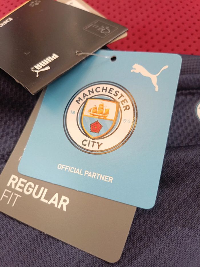 Maillot de foot Manchester City, Puma Authentique Officiel taille enfant 9/10 ans, Neuf - photo numéro 16