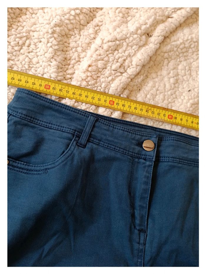 Jean bleu taille 44, mignon neuf détail fermeture pantalon simple basic -- - photo numéro 7