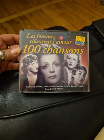 coffret de 4 CD les femmes chantent l'amour