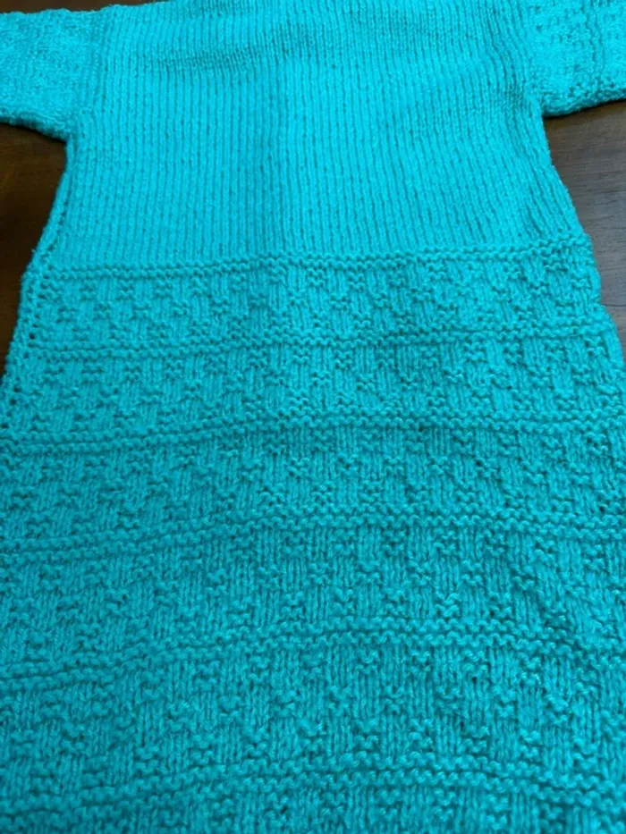 Gigoteuse en laine vert - photo numéro 15