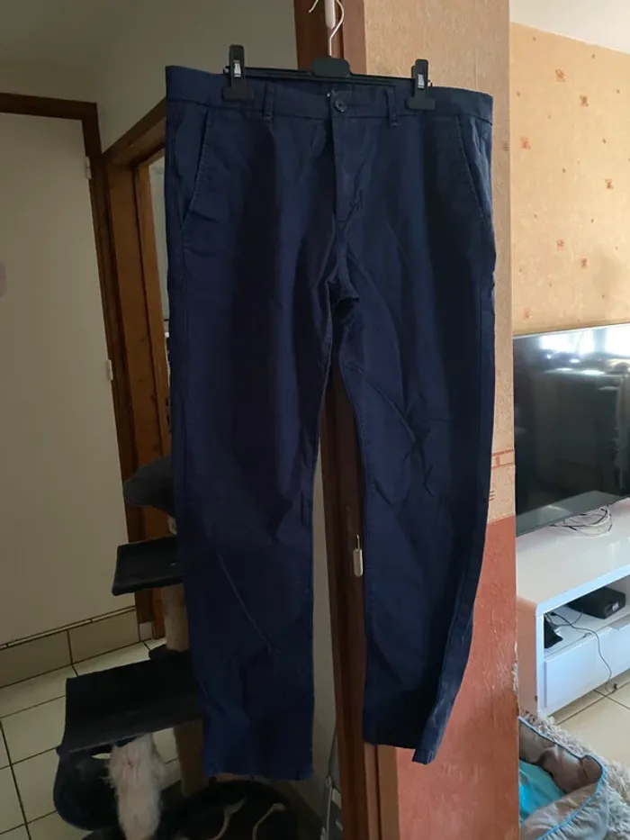 Pantalon homme Esprit bleu marine – Taille 44 – Élégant & confortable ! - photo numéro 2