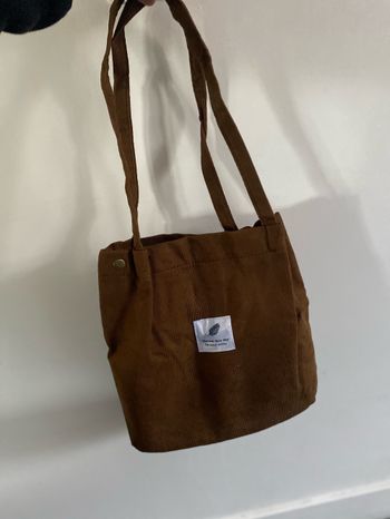 Sac fourre tout côtelé