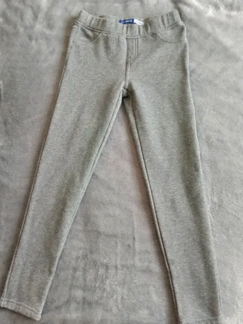 Jegging épais fils pailletés gris 10 ans Okaïdi