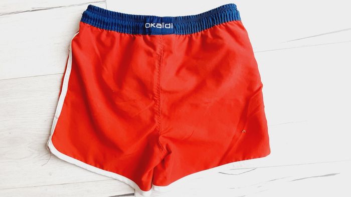 Vêtement garçon short de bain rouge Okaïdi 6 ans - photo numéro 3