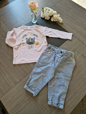 Ensemble 6 mois fille