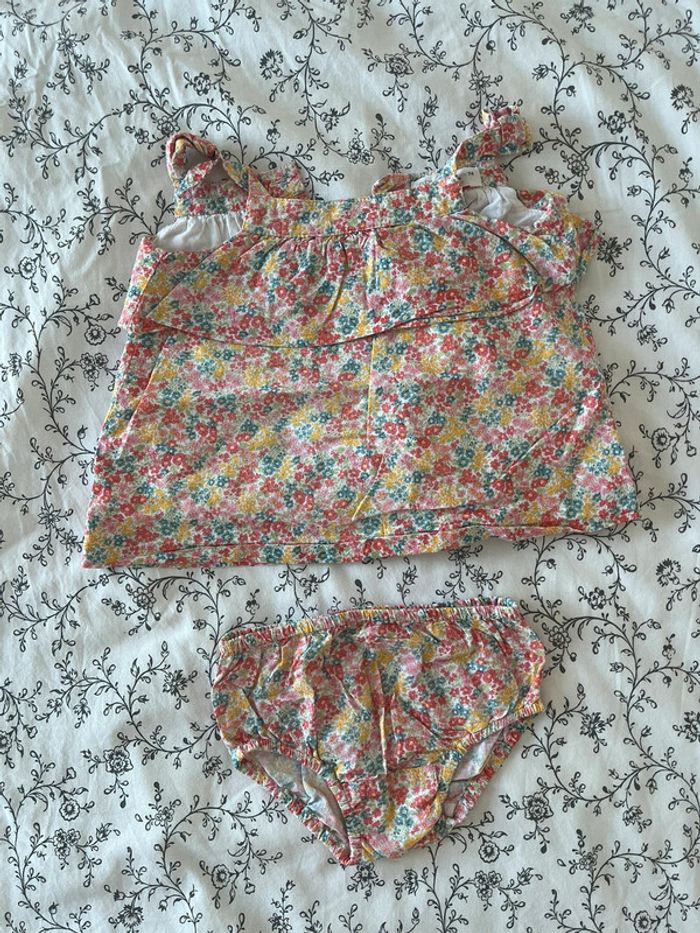 Ensemble fleuri Zara 6-9 mois