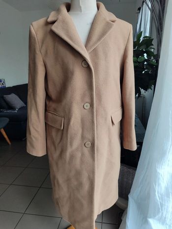Manteau long en laine