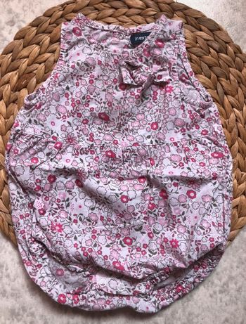 Barboteuse liberty in extenso 3 mois