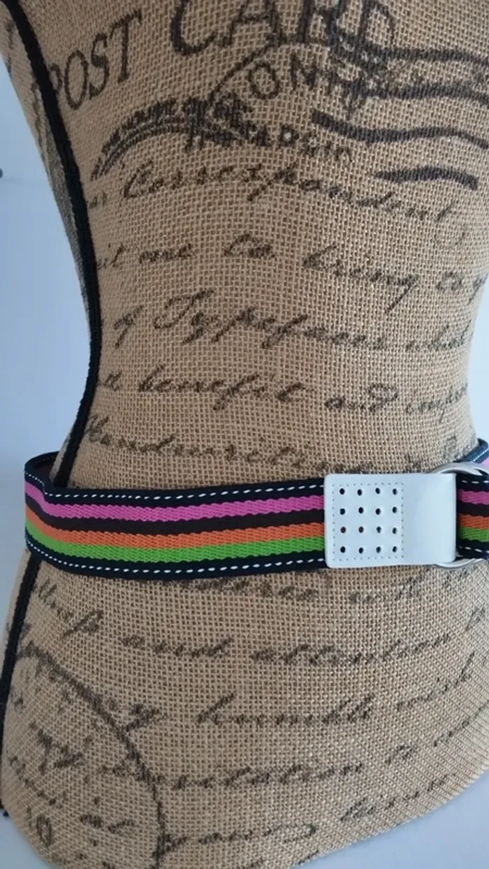 Ceinture multicolore ajustable - photo numéro 6