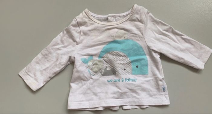 Lots de t-shirt manches courtes et longues 1 mois - photo numéro 3