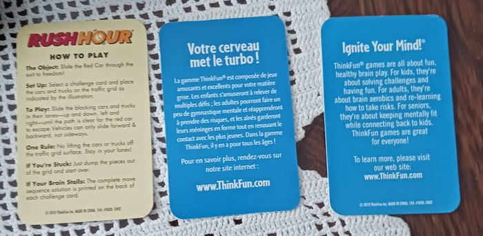 Jeu RushHour Circuler en toute logique - photo numéro 6