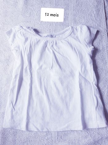 T-shirt in extenso 12 mois