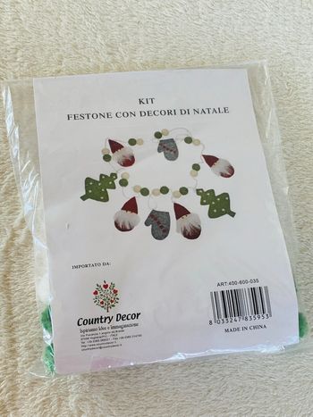 Kit guirlande à faire Noel en feutrine Country Decor