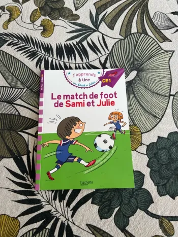 Livre Sami et Julie le match de foot