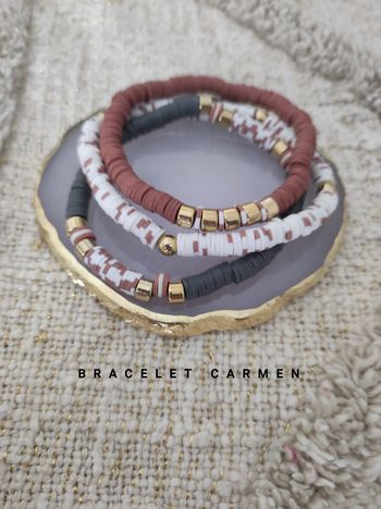 Lot Bracelets perles heishi