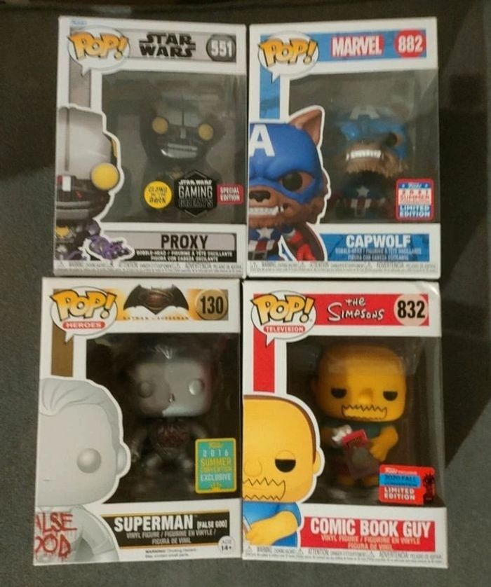 Lot Funko pop édition