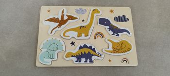 Puzzle en bois dinosaure